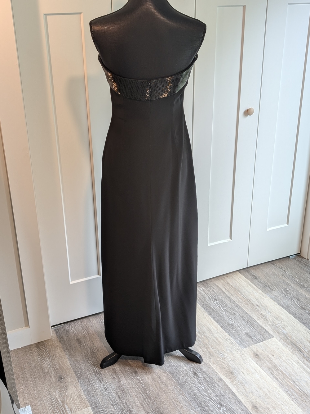 Vintage Bob Mackie Beaded Evening Gown – Black Formal Dress – Size 6 Estimate - Picture 6 of 10